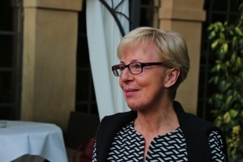 Präsidentin Christine Hewer