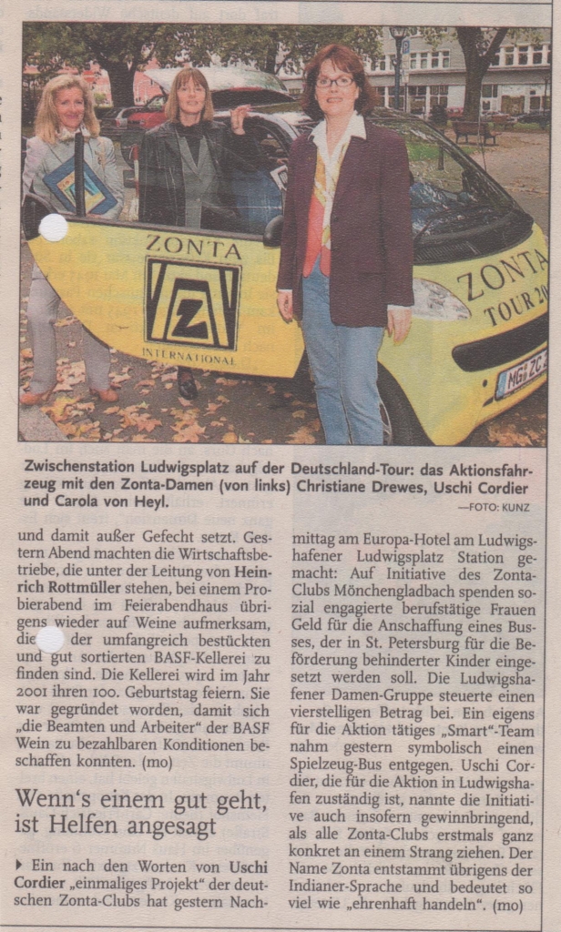 Rheinpfalz, 26.10.2000