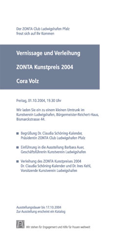 Kunstpreis Cora Volz